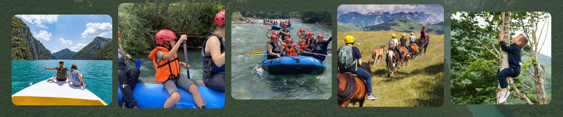 Porodični rafting sa decom na Tari